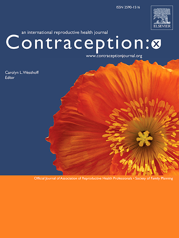 Go to journal home page - Contraception: X